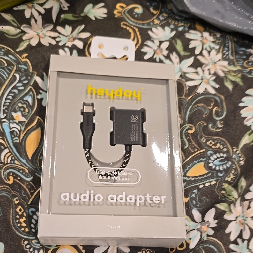 ❤️10/$16 New Heyday USB-C to 3.5mm Audio Adapter